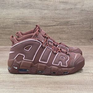 Nike Air More Uptempo 96 Valentines Day Men's Sz 13 Brown Pink Shoes (DV3466-200